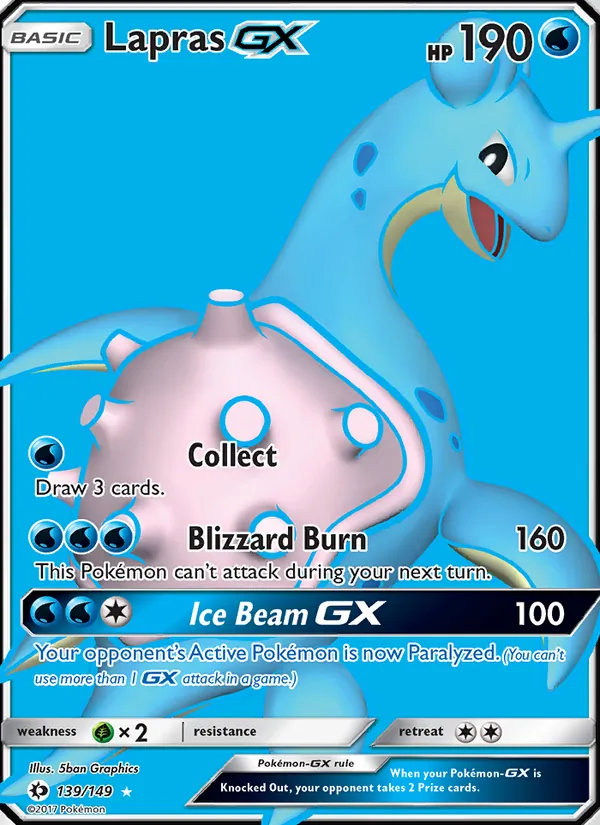 Lapras GX 139/149 Sun & Moon