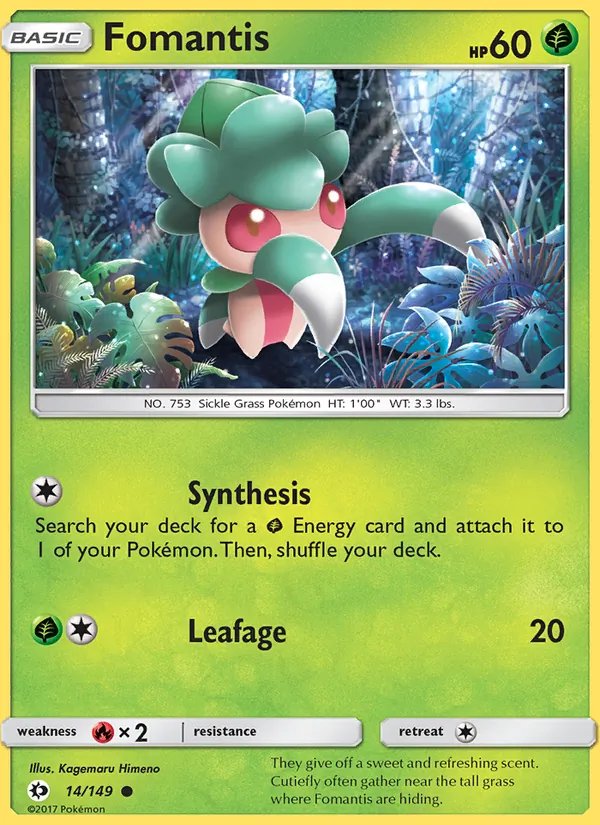 Fomantis 14/149 Sun & Moon