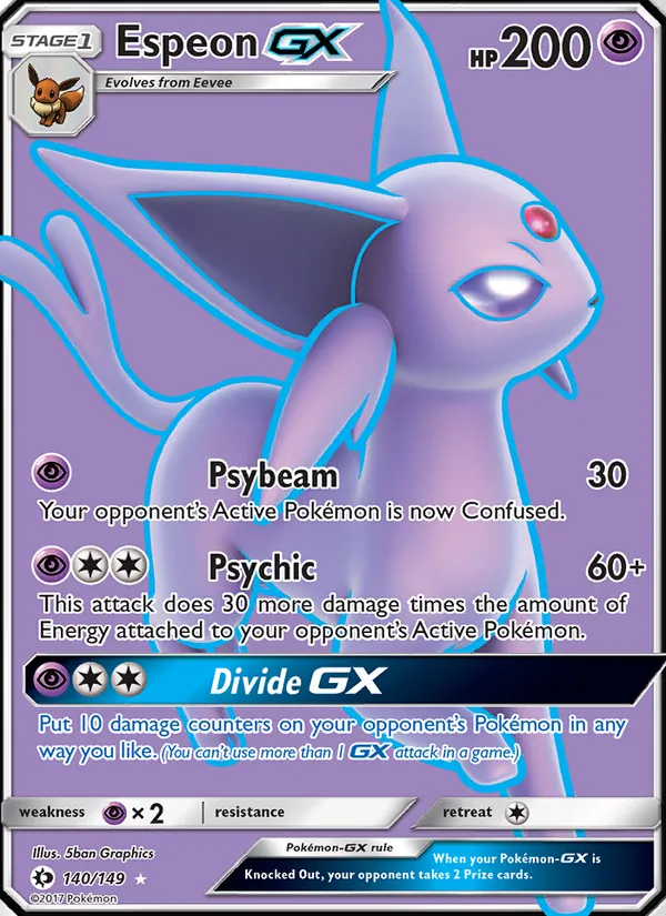 Espeon GX 140/149 Sun & Moon