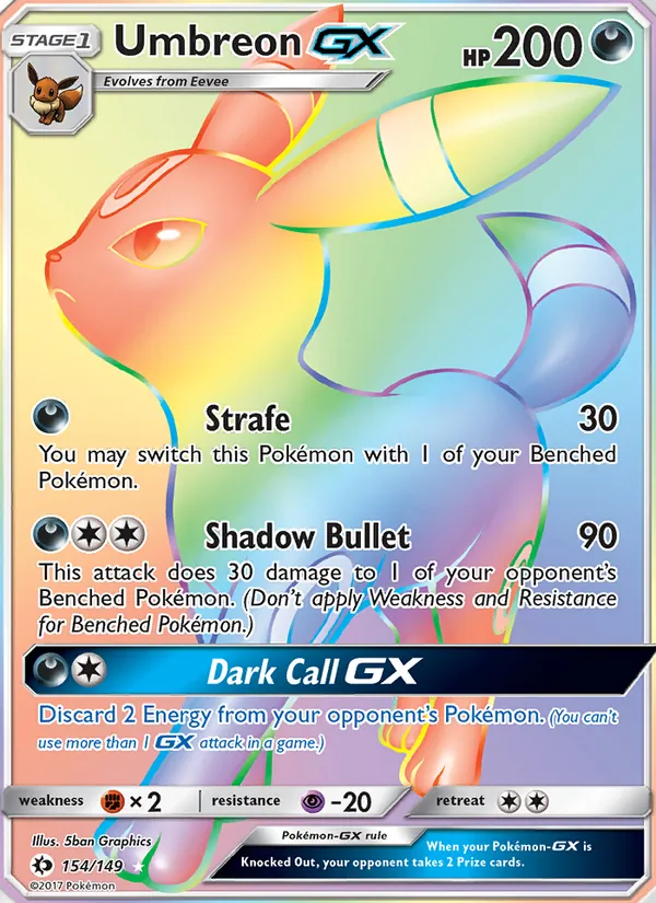 Umbreon GX 154/149 Sun & Moon