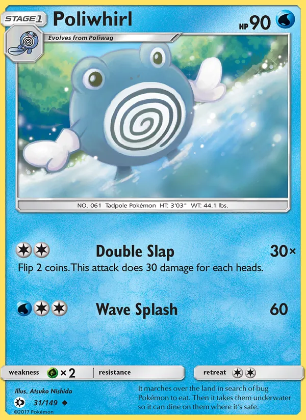 Poliwhirl 31/149 Sun & Moon