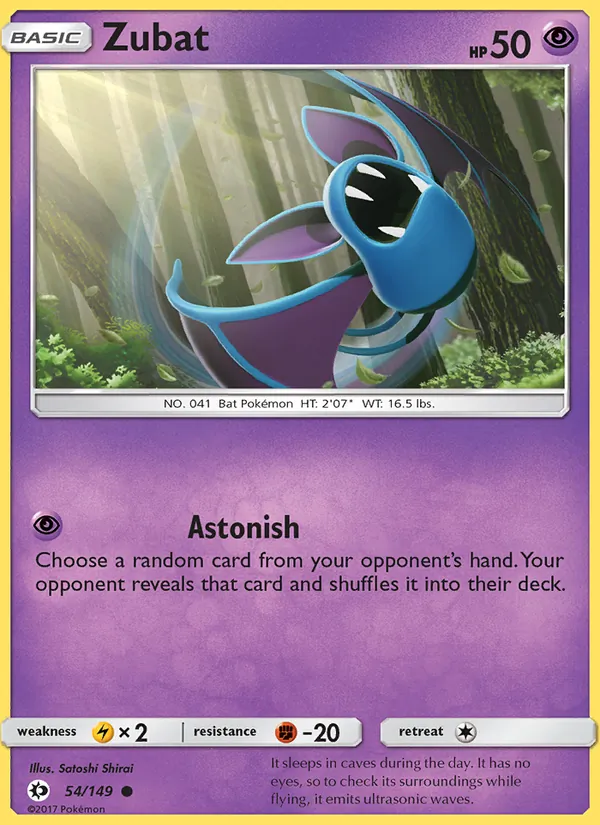 Zubat 54/149 Sun & Moon