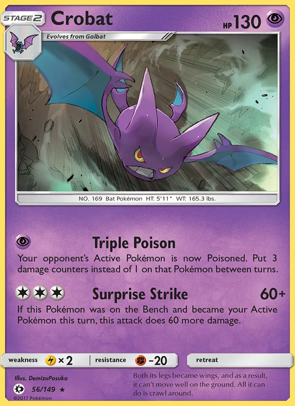 Crobat 56/149 Sun & Moon