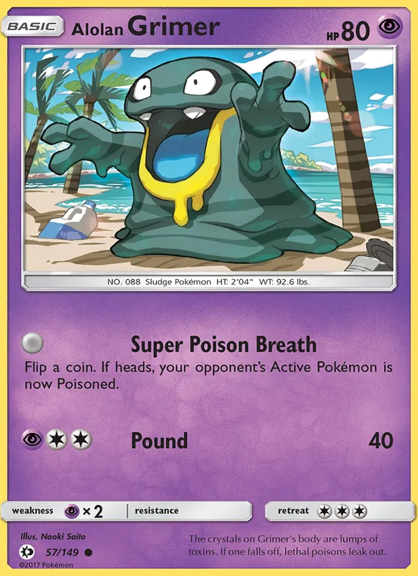 Alolan Grimer 57/149 Sun & Moon
