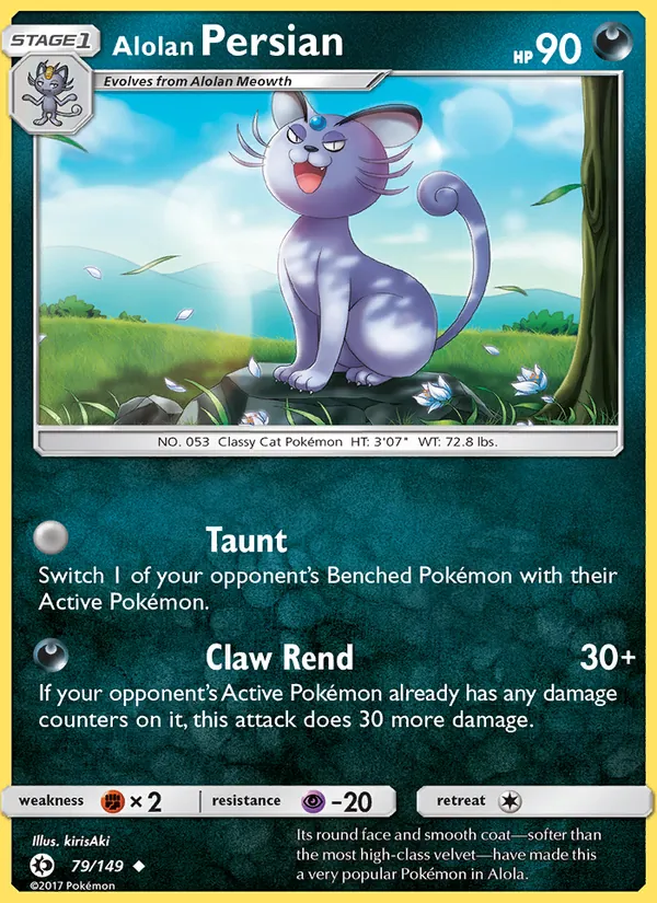 Alolan Persian 79/149 Sun & Moon