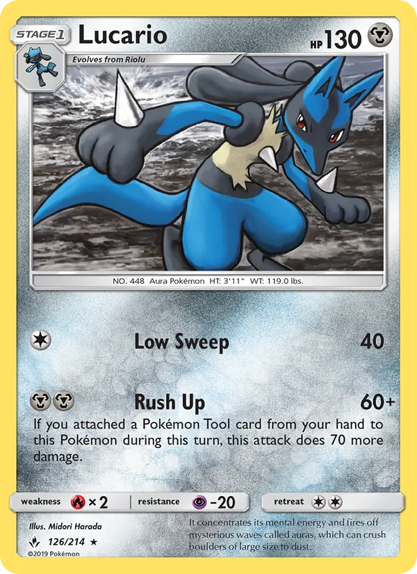 Lucario 126/214 Unbroken Bonds