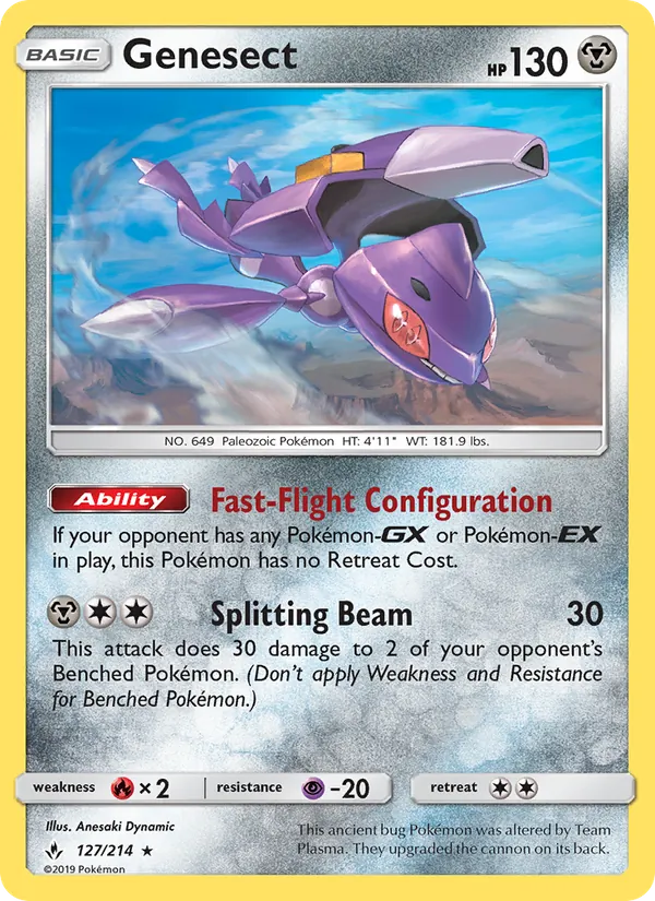 Genesect 127/214 Unbroken Bonds
