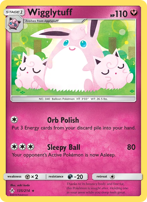 Wigglytuff 135/214 Unbroken Bonds