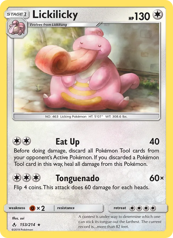 Lickilicky 153/214 Unbroken Bonds