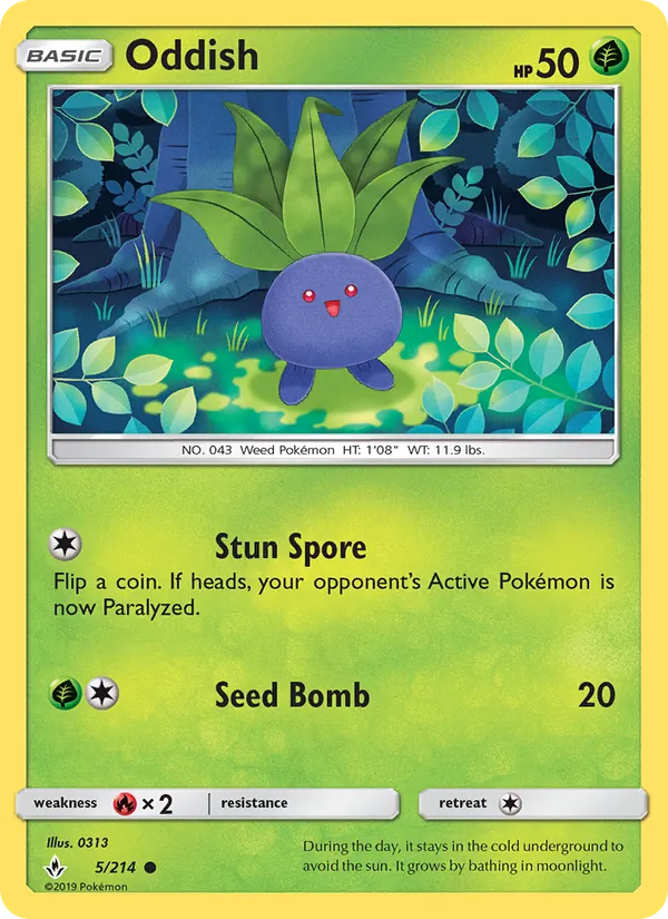 Oddish 5/214 Unbroken Bonds