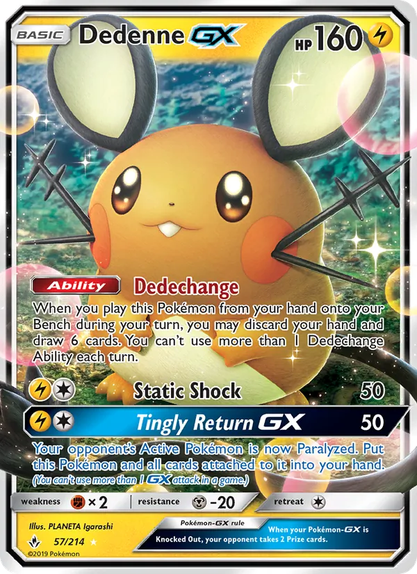 Dedenne GX 57/214 Unbroken Bonds