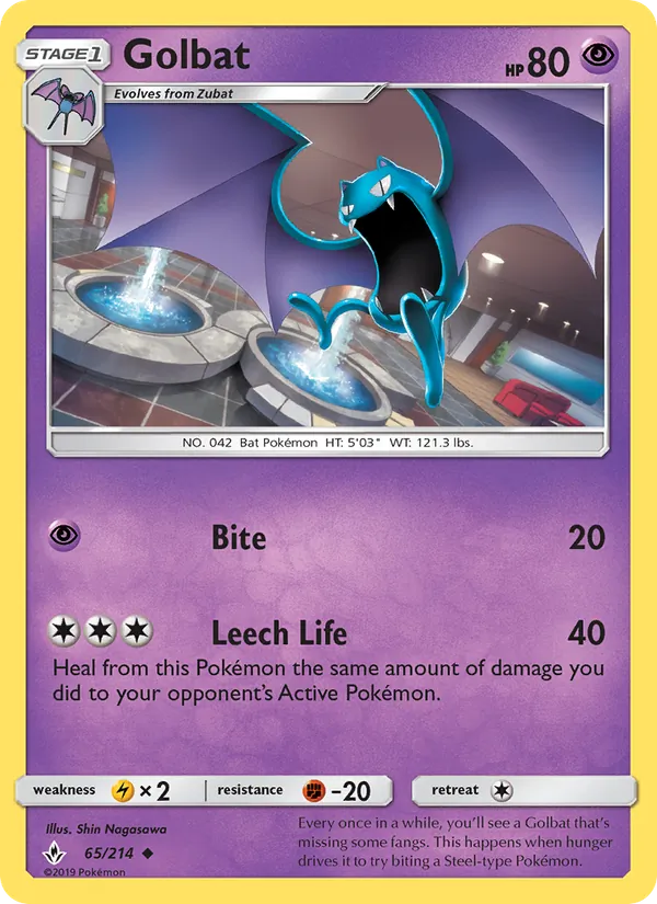 Golbat 65/214 Unbroken Bonds
