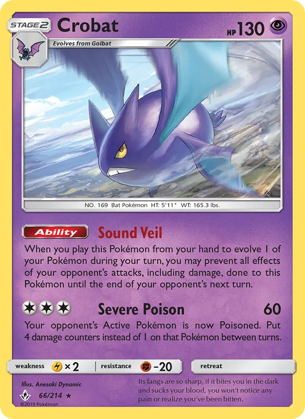 Crobat 66/214 Unbroken Bonds