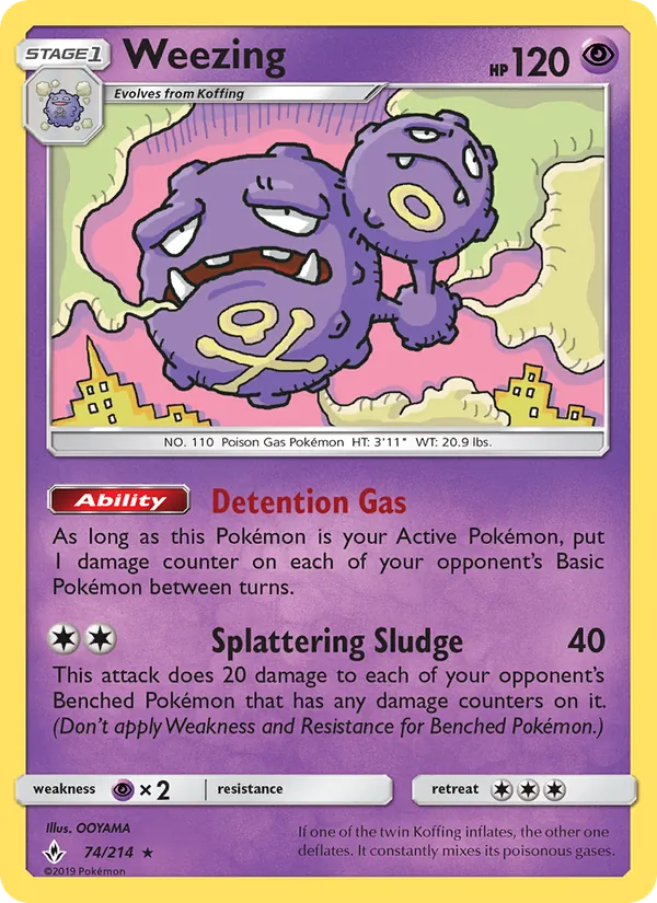 Weezing 74/214 Unbroken Bonds