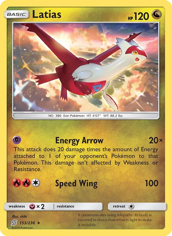 Latias 153/236 Unified Minds