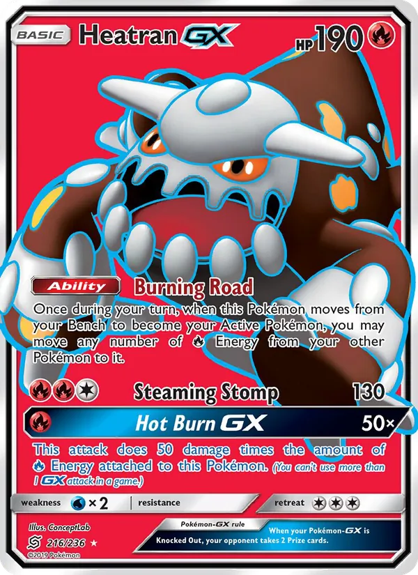 Heatran GX 216/236 Unified Minds