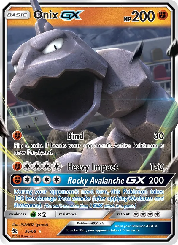 Onix GX 36/68 Hidden Fates