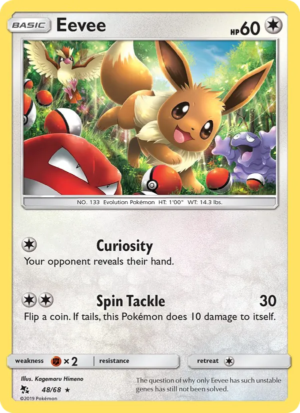 Eevee 48/68 Hidden Fates