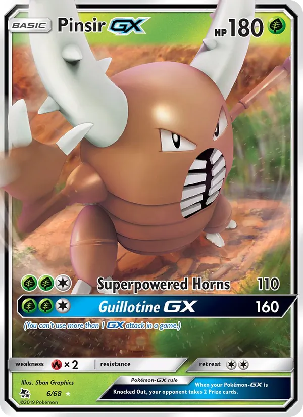Pinsir GX 6/68 Hidden Fates
