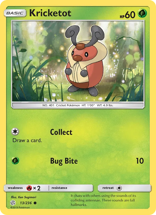 Kricketot 13/236 Cosmic Eclipse