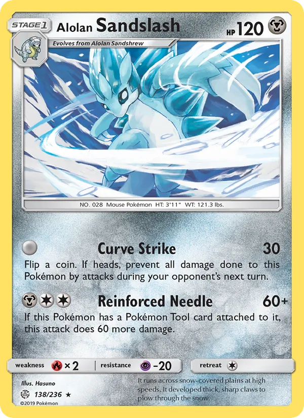 Alolan Sandslash 138/236 Cosmic Eclipse