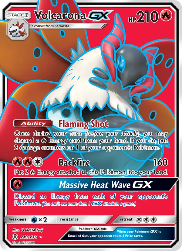 Volcarona GX 213/236 Cosmic Eclipse