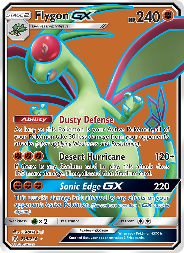 Flygon GX 218/236 Cosmic Eclipse