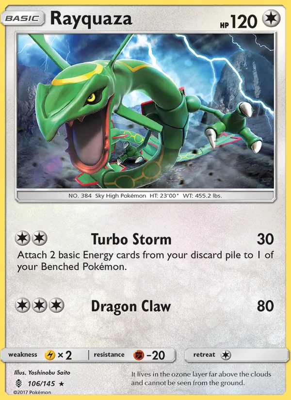 Rayquaza 106/145 Guardians Rising