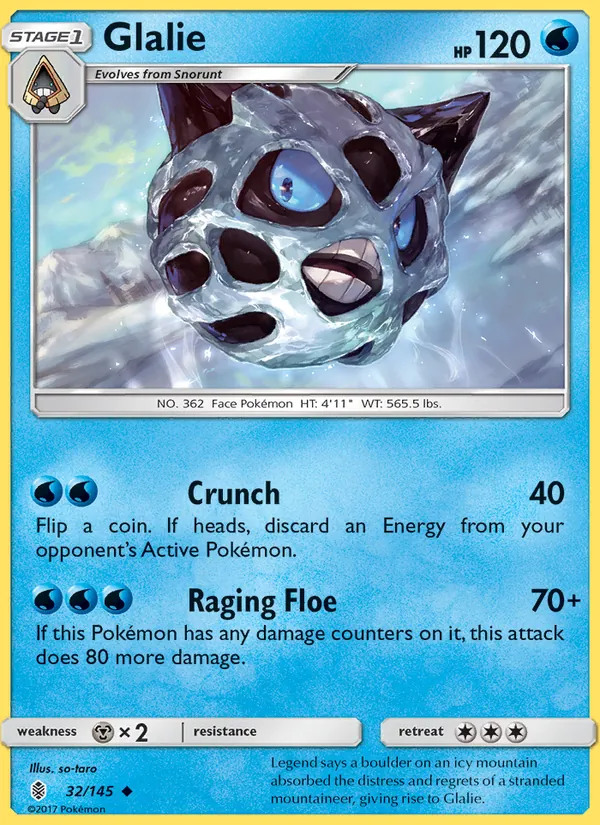 Glalie 32/145 Guardians Rising