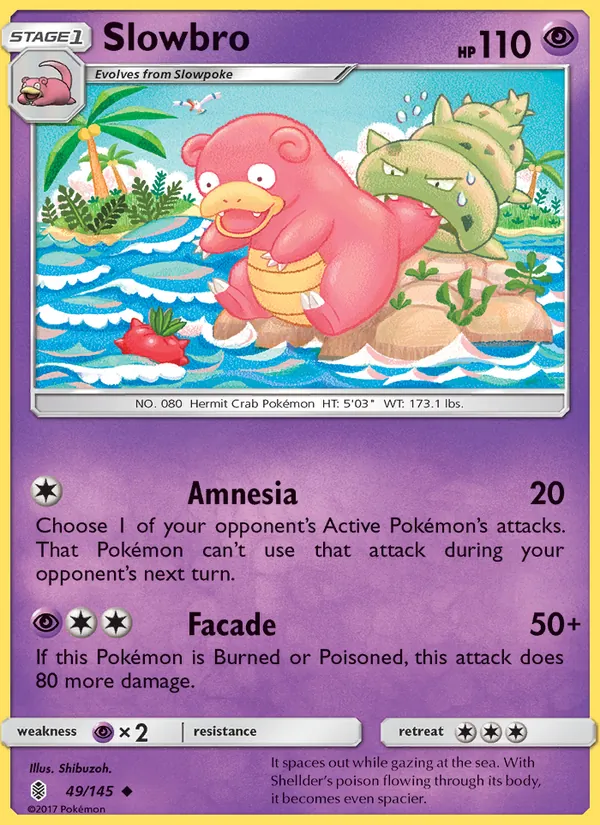 Slowbro 49/145 Guardians Rising