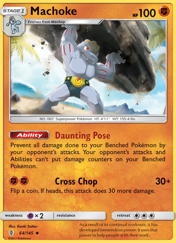 Machoke 64/145 Guardians Rising