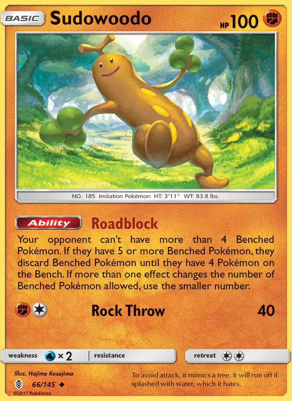 Sudowoodo 66/145 Guardians Rising