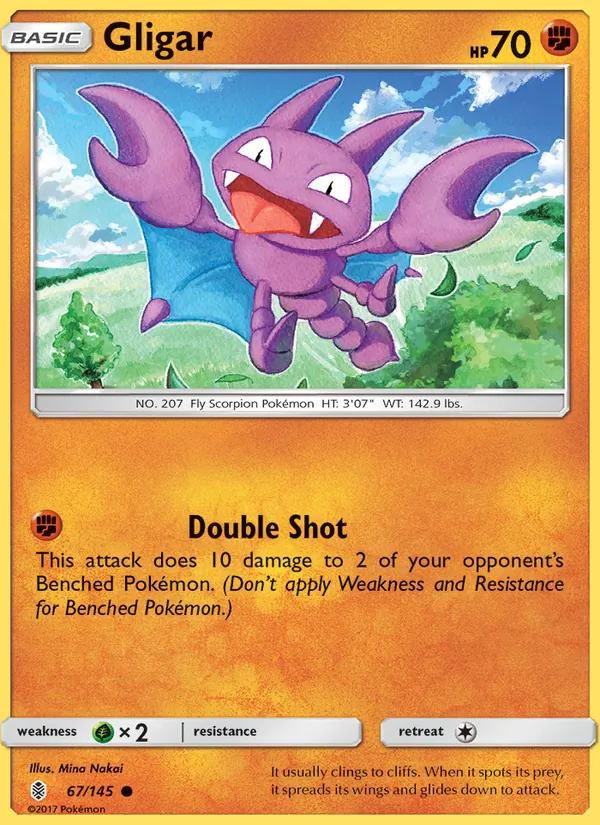 Gligar 67/145 Guardians Rising