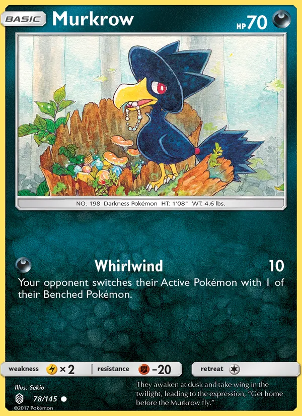 Murkrow 78/145 Guardians Rising