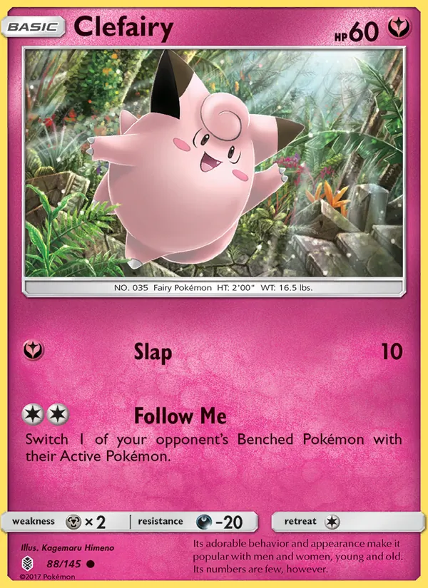 Clefairy 88/145 Guardians Rising