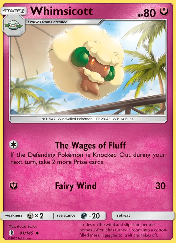 Whimsicott 91/145 Guardians Rising