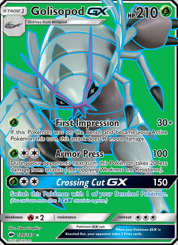 Golisopod GX 129/147 Burning Shadows