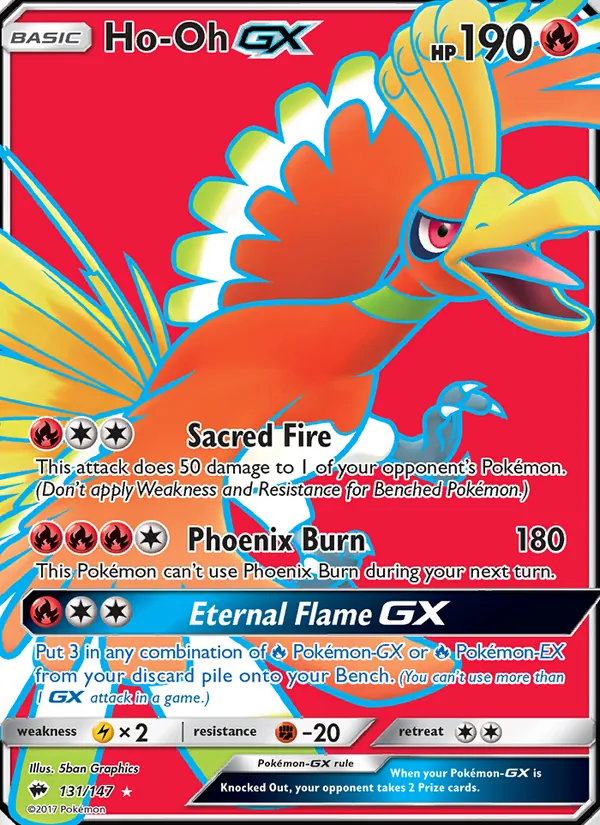 Ho-Oh GX 131/147 Burning Shadows