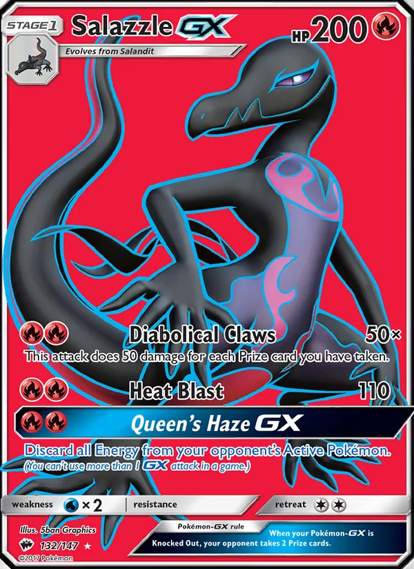 Salazzle GX 132/147 Burning Shadows