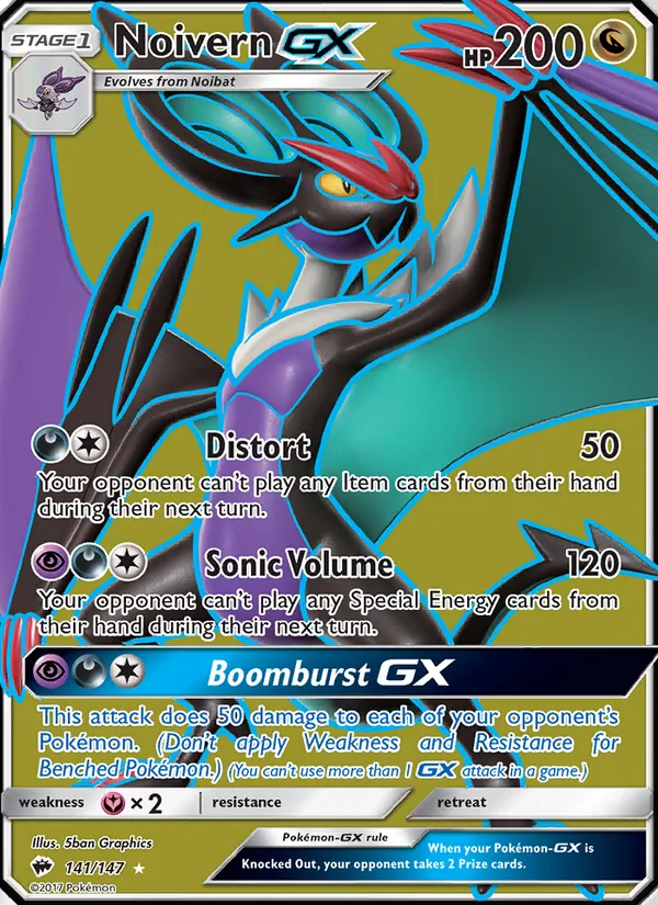 Noivern GX 141/147 Burning Shadows