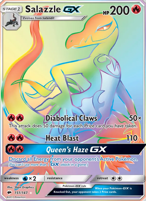 Salazzle GX 151/147 Burning Shadows