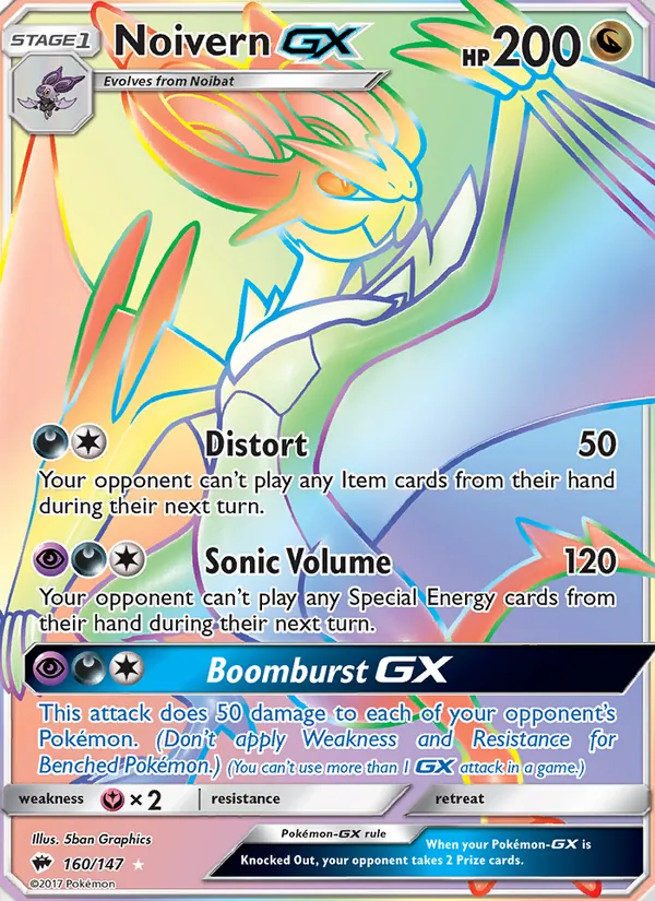 Noivern GX 160/147 Burning Shadows