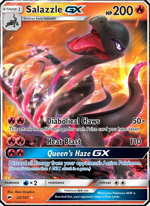 Salazzle GX 25/147 Burning Shadows