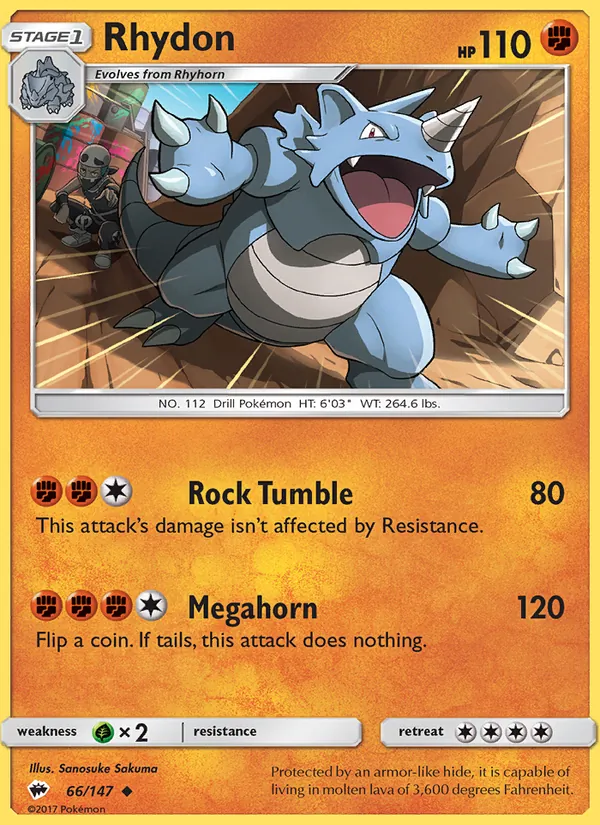 Rhydon 66/147 Burning Shadows
