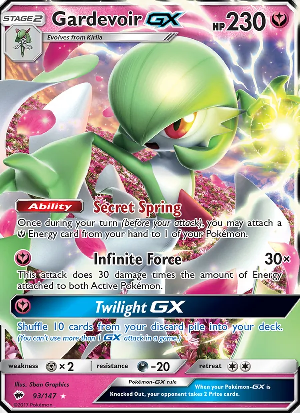 Gardevoir GX 93/147 Burning Shadows