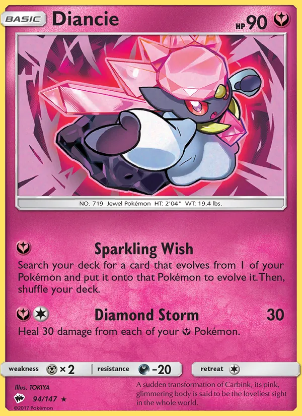 Diancie 94/147 Burning Shadows
