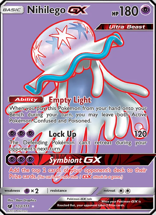 Nihilego GX 103/111 Crimson Invasion