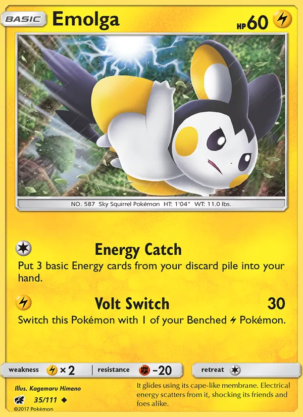 Emolga 35/111 Crimson Invasion