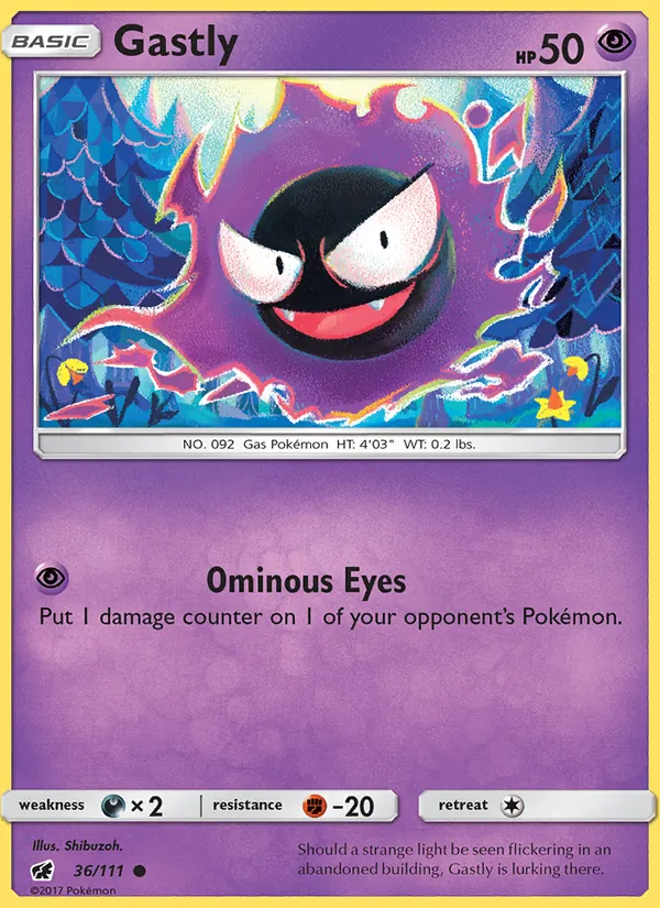 Gastly 36/111 Crimson Invasion