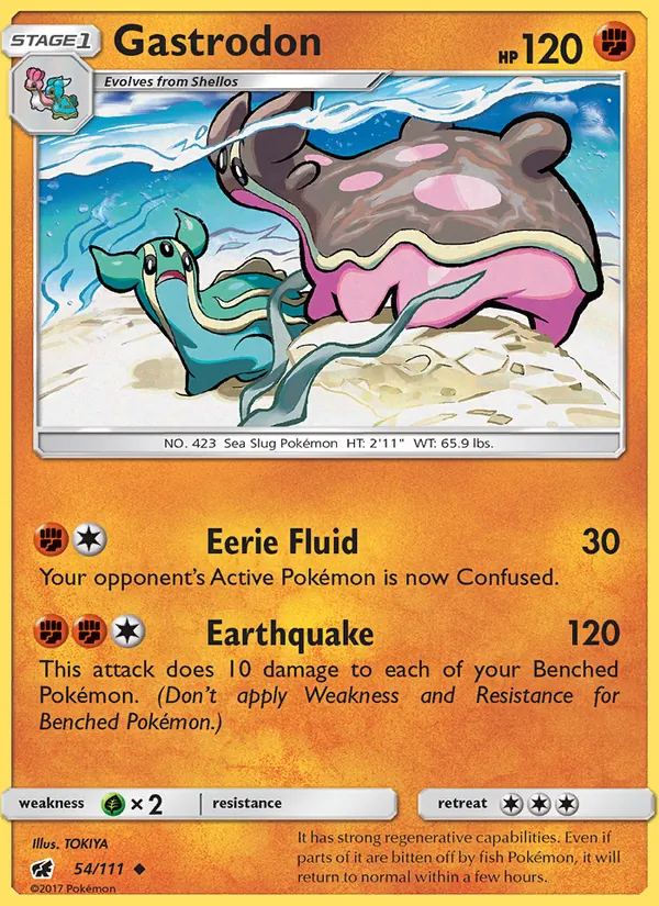 Gastrodon 54/111 Crimson Invasion